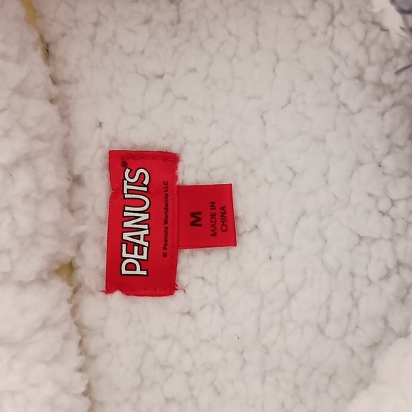 Peanuts Snoopy Pullover Fleece Lounge Sweatshirt Hoodie ccc - Picture 3 of 4